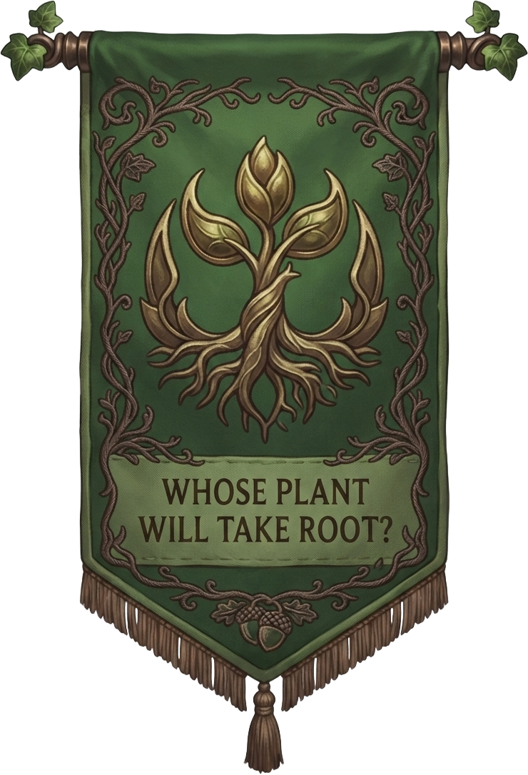 Whose plant will take root?